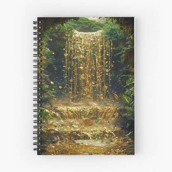 Item preview, Amazing Golden Waterfall designed and sold by M-Y-A-R-T-.