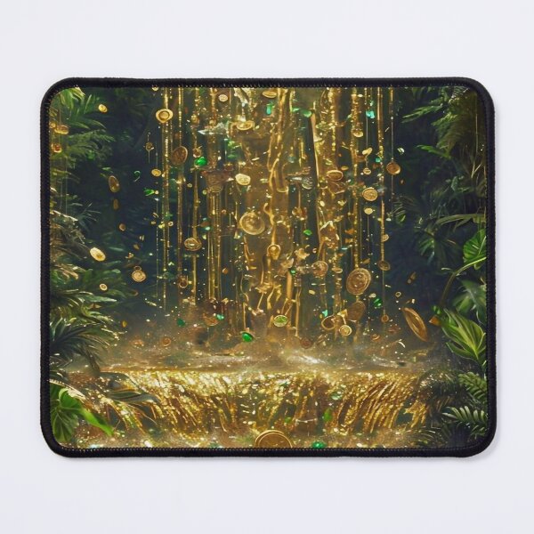 Item preview, Amazing Golden Waterfall designed and sold by M-Y-A-R-T-.