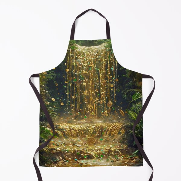 Item preview, Amazing Golden Waterfall designed and sold by M-Y-A-R-T-.