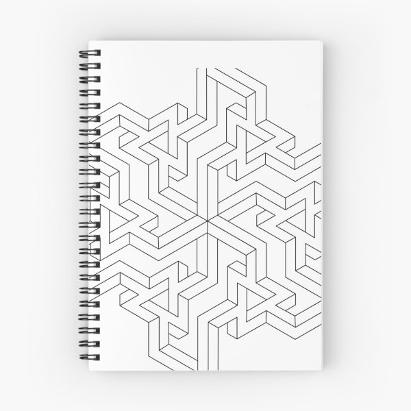 Item preview, "Geometric Illusion Maze Design T-Shirt" designed and sold by sufashion.
