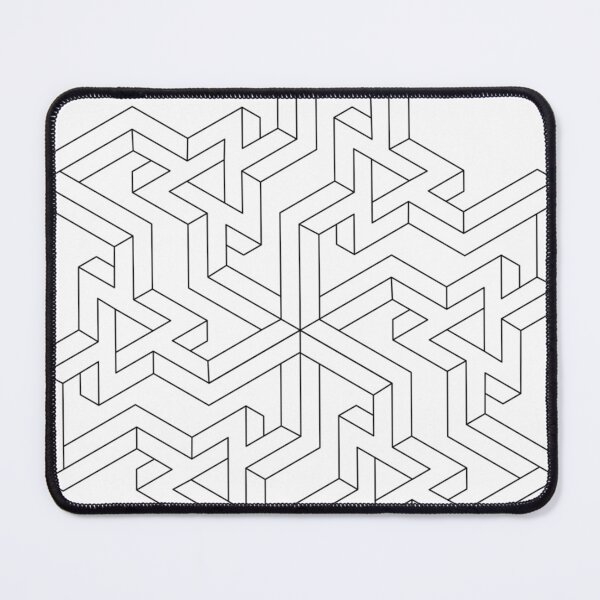 Item preview, "Geometric Illusion Maze Design T-Shirt" designed and sold by sufashion.