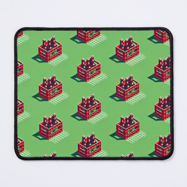 Item preview, Simple Pixel Things: A Crate Of Beer - Pixelated Beer Crate Delight (Green Art) designed and sold by TrippyBunnyShop.