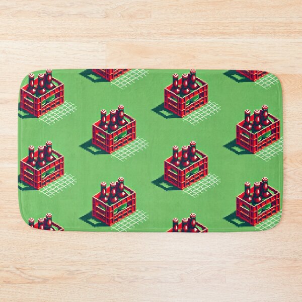 Item preview, Simple Pixel Things: A Crate Of Beer - Pixelated Beer Crate Delight (Green Art) designed and sold by TrippyBunnyShop.