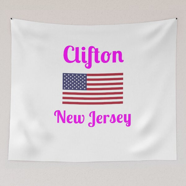 Item preview, Clifton New Jersey - Stylish Prints, designed and sold by Fleetwood1994.