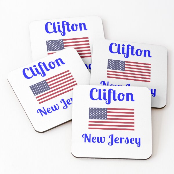 Item preview, Clifton New Jersey - Stylish Prints, designed and sold by Fleetwood1994.