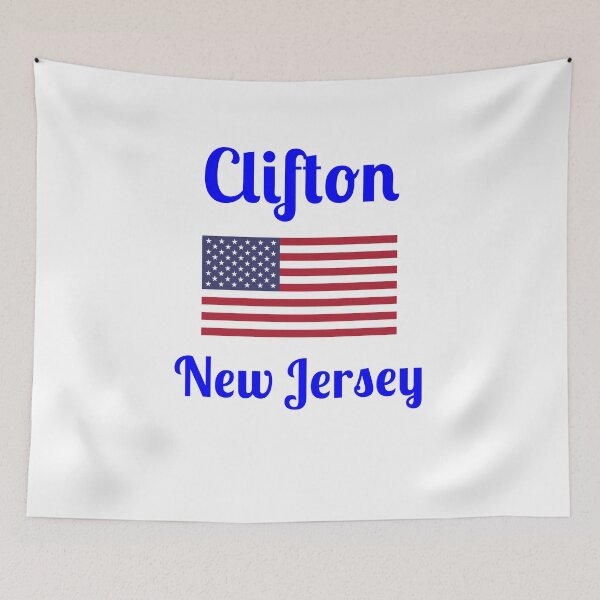 Item preview, Clifton New Jersey - Stylish Prints, designed and sold by Fleetwood1994.