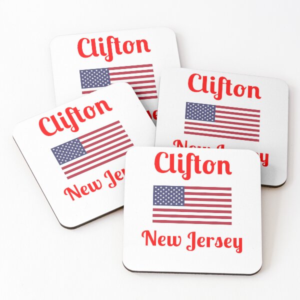 Item preview, Clifton New Jersey - Stylish Prints, designed and sold by Fleetwood1994.