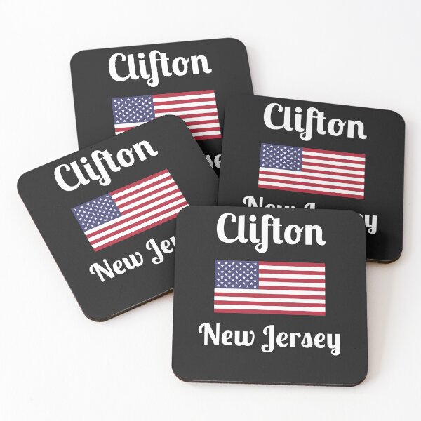 Item preview, Clifton New Jersey - Stylish Prints, designed and sold by Fleetwood1994.