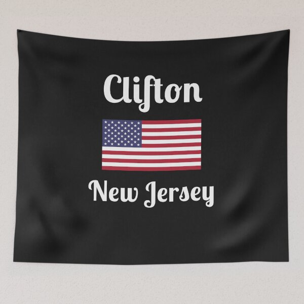 Item preview, Clifton New Jersey - Stylish Prints, designed and sold by Fleetwood1994.