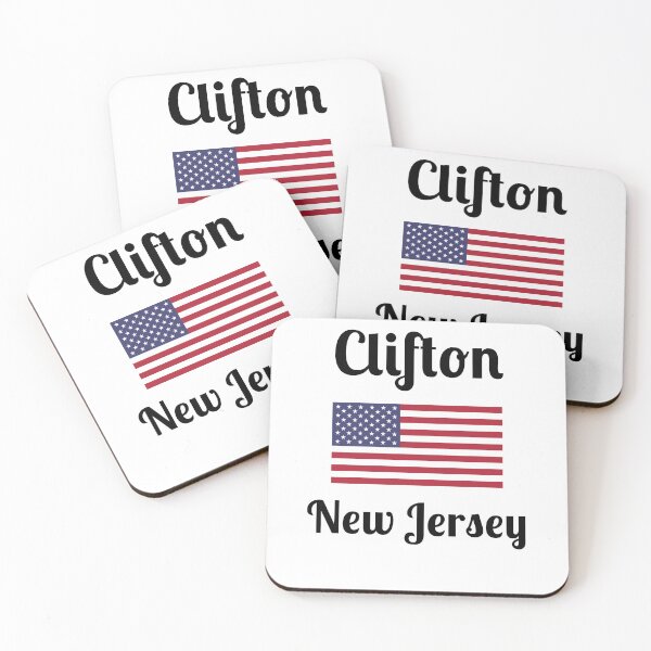 Item preview, Clifton New Jersey - Stylish Prints, designed and sold by Fleetwood1994.