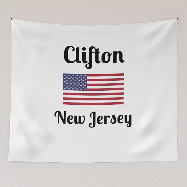 Item preview, Clifton New Jersey - Stylish Prints, designed and sold by Fleetwood1994.
