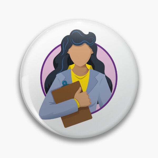 Item preview, Illustration of a brunette executive woman holding a clipboard. Ideal for catalogs, newsletters and institutional material designed and sold by LucianoCosmo.