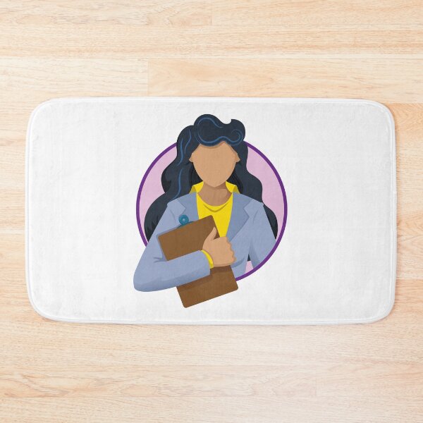 Item preview, Illustration of a brunette executive woman holding a clipboard. Ideal for catalogs, newsletters and institutional material designed and sold by LucianoCosmo.