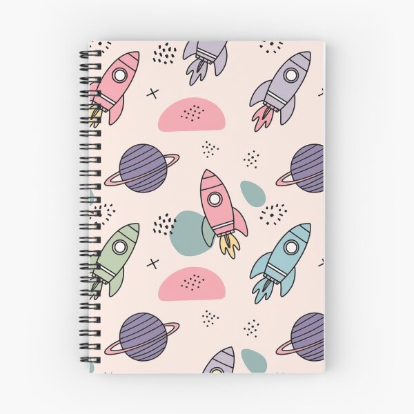 Item preview, Retro Rocket Space Pattern designed and sold by Furbulous Faces.