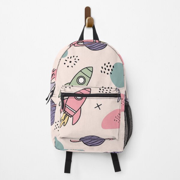 Item preview, Retro Rocket Space Pattern designed and sold by Furbulous Faces.