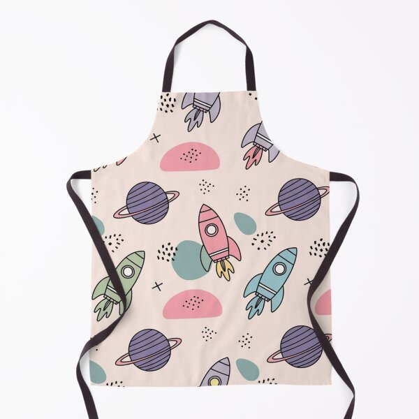 Item preview, Retro Rocket Space Pattern designed and sold by Furbulous Faces.