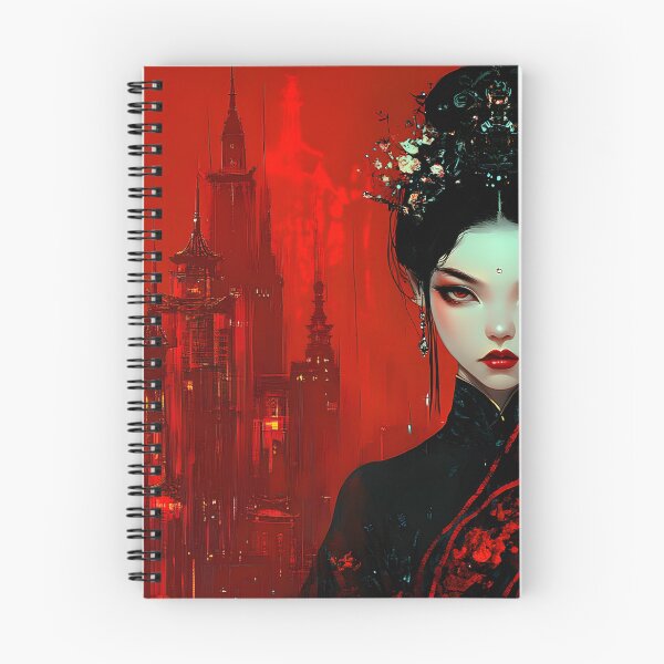 Item preview, Elegant Woman in a Dramatic Red Setting designed and sold by Artessie.