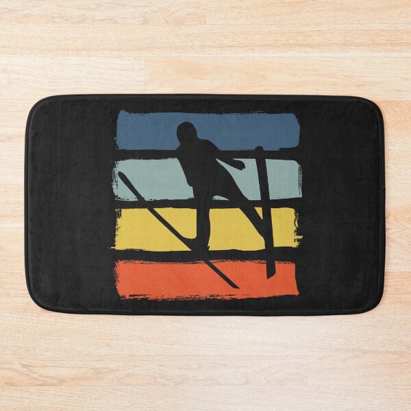 Item preview, Retro Ski Jumper Ski Jumping Fan designed and sold by Anniko Art Studio.