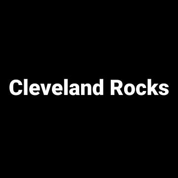 Artwork thumbnail, Cleveland Rocks by Text-based T-Shirts and Gifts