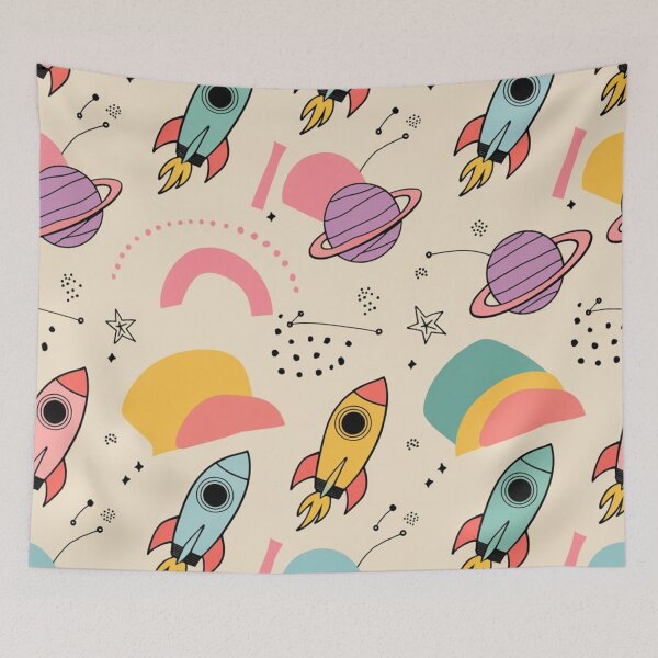 Item preview, Cosmic Kids Space Pattern designed and sold by Furbulous Faces.