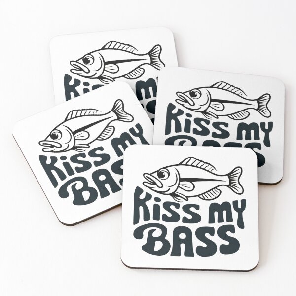 Item preview, Kiss My Bass Funny Fishing for Anglers and Outdoors  designed and sold by Anniko Art Studio.