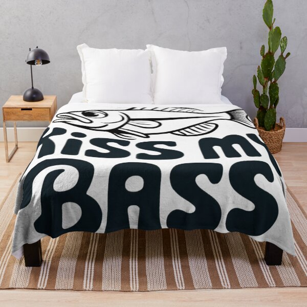 Item preview, Kiss My Bass Funny Fishing for Anglers and Outdoors  designed and sold by Anniko Art Studio.