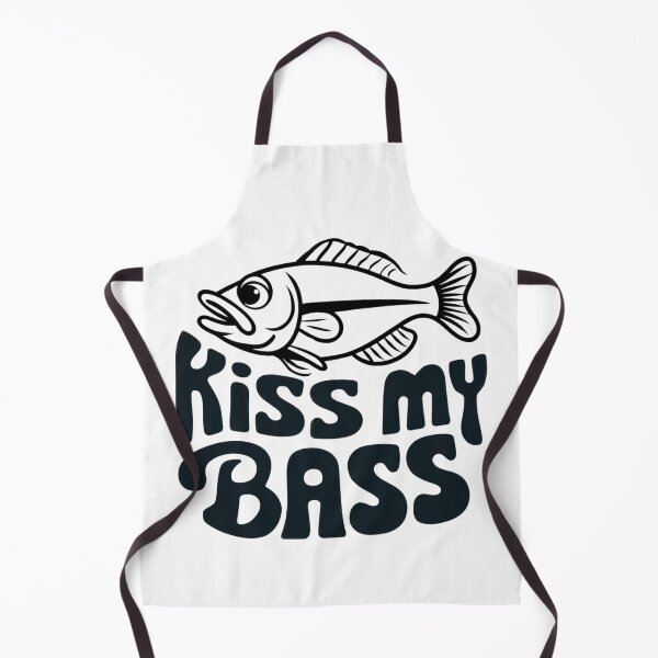 Item preview, Kiss My Bass Funny Fishing for Anglers and Outdoors  designed and sold by Anniko Art Studio.