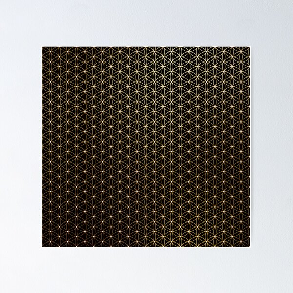 Item preview, Golden Flower of Life | SG001 | Gold | FULL ⚫️ Black designed and sold by Re.SOURCE.