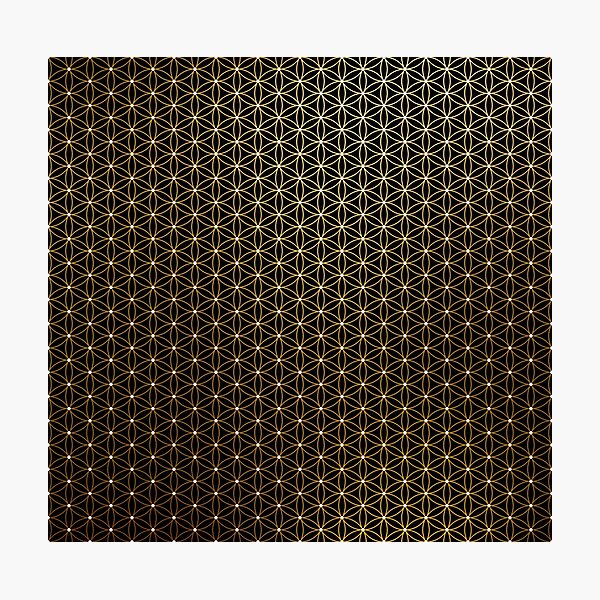 Item preview, Golden Flower of Life | SG001 | Gold | FULL ⚫️ Black designed and sold by Re.SOURCE.