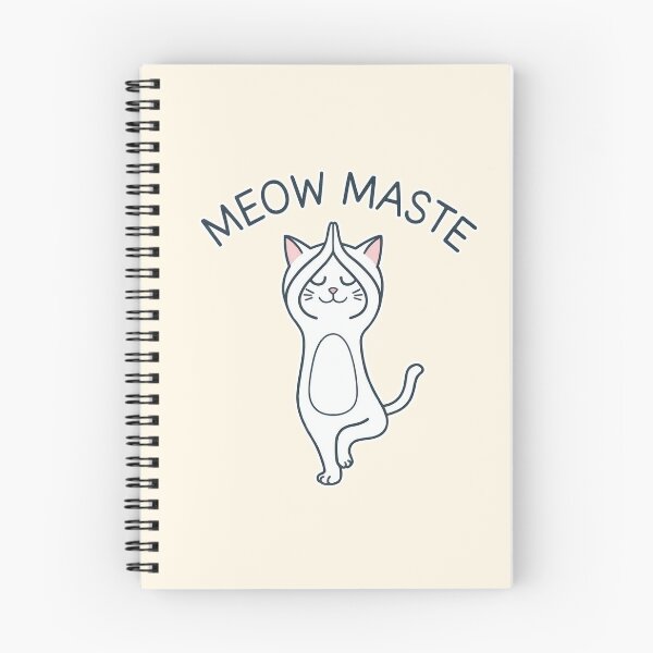 Item preview, Meowmaste Yoga Cat Funny Design designed and sold by Dream-Fab.