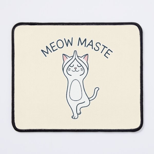 Item preview, Meowmaste Yoga Cat Funny Design designed and sold by Dream-Fab.