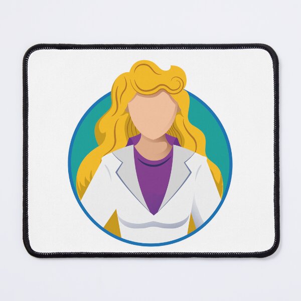 Item preview, Illustration of a blonde female doctor, nurse. Ideal for catalogs, newsletters and medical guides designed and sold by LucianoCosmo.