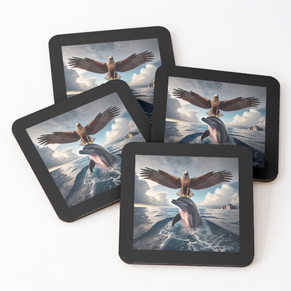 Item preview, Ocean Spirit – Dolphin & Eagle designed and sold by Dogandesighn.