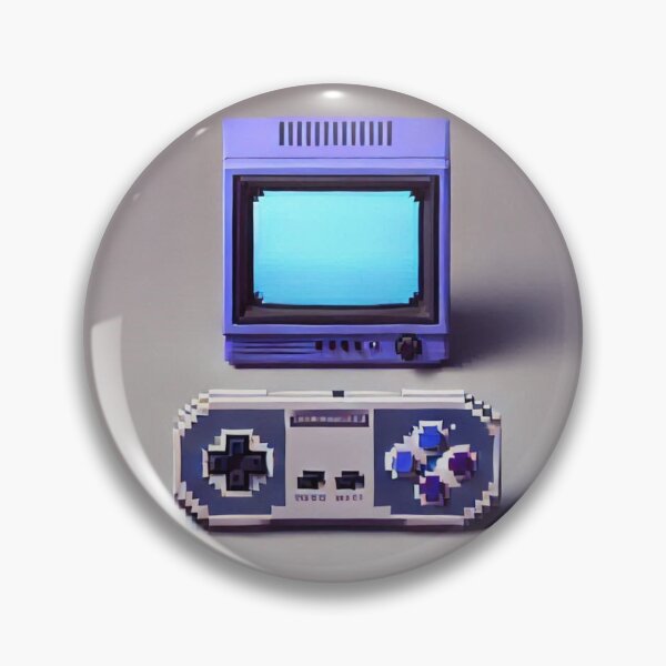 Item preview, Simple Pixel Things: Blue Object - Pixelated Gamer's Dream TV - Retro Setup (Pixel Art, Minimalism) designed and sold by TrippyBunnyShop.