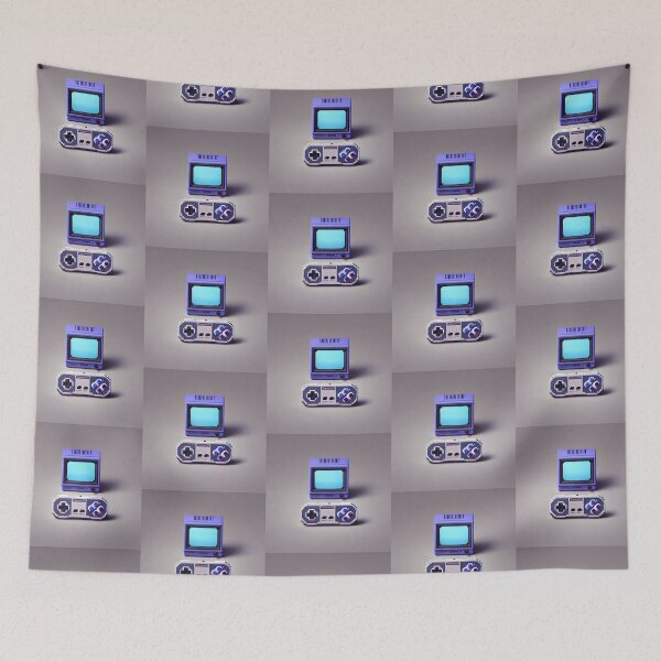 Item preview, Simple Pixel Things: Blue Object - Pixelated Gamer's Dream TV - Retro Setup (Pixel Art, Minimalism) designed and sold by TrippyBunnyShop.