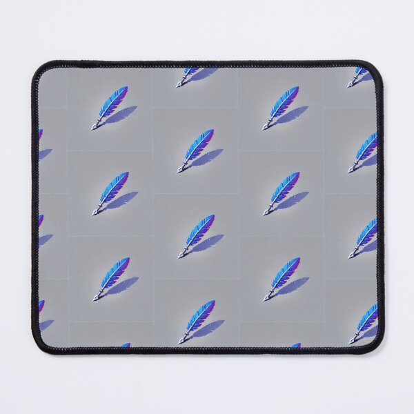 Item preview, Simple Pixel Things: Blue Object - Pixelated Feather in Blue and Purple (Pixel Art, Gradient, Minimalism) designed and sold by TrippyBunnyShop.
