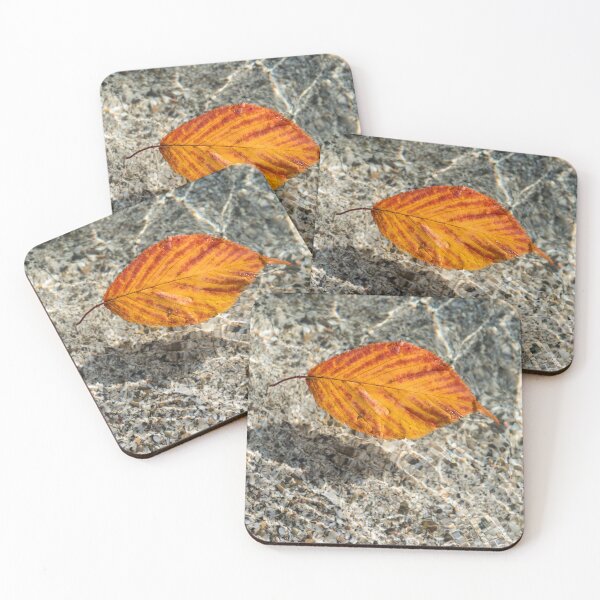 Item preview, Autumn Bijou - Vibrant Red and Orange Cherry Leaf and Sun Sparkles designed and sold by Georgia Mizuleva.