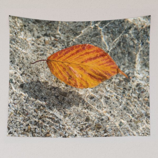 Item preview, Autumn Bijou - Vibrant Red and Orange Cherry Leaf and Sun Sparkles designed and sold by Georgia Mizuleva.