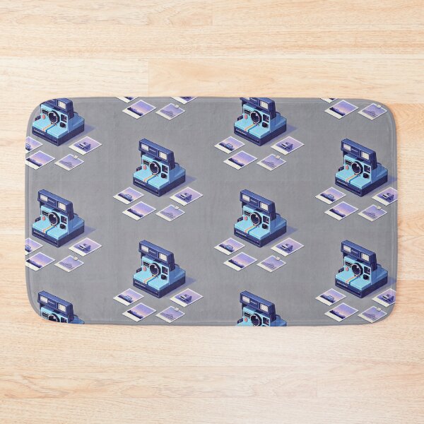 Item preview, Simple Pixel Things: Blue Object - Pixelated Instant Camera - Retro Photography (Pixel Art, Minimalism, Blue Camera) designed and sold by TrippyBunnyShop.