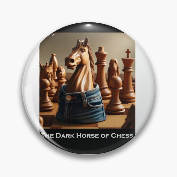Item preview, The Dark Horse Of Chess designed and sold by eirikfroynes.