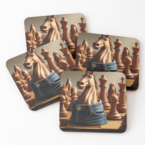 Item preview, The Dark Horse Of Chess designed and sold by eirikfroynes.