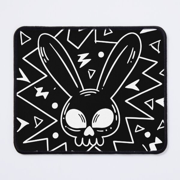 Item preview, Skull with bunny ears - Pop art abstract design designed and sold by Bleak Shirt.