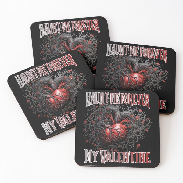Item preview, HAUNT ME FOREVER MY VALENTINE gothic valentines day goth love design, good for gothic style lovers and couples out there. eternal love. designed and sold by Jt41.