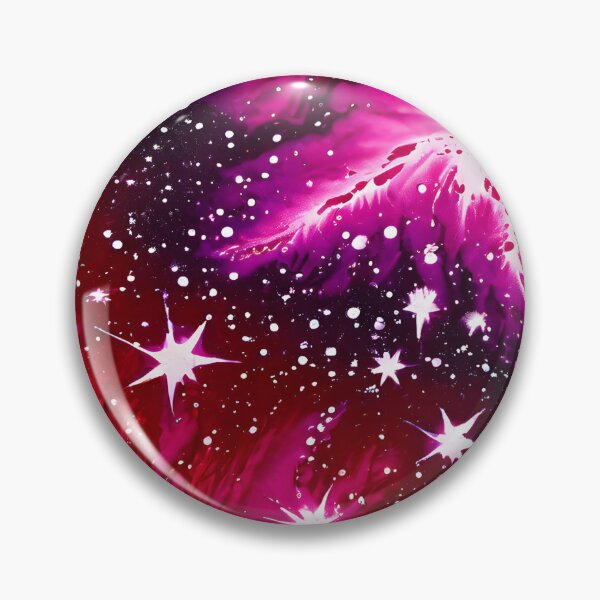 Item preview, MIDNIGHT FIREWORKS STARS *Red Maroon Pink Black* ABSTRACT PAINTING PRINT Contemporary Modern Fine Art Gallery designed and sold by Spinning Plates 360.