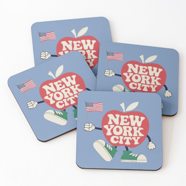 Item preview, New York City Big Apple Flag NYC America designed and sold by Anniko Art Studio.