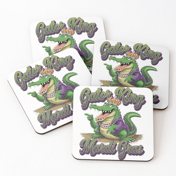 Item preview, Mardigator - Mardi gras - Gator king of mardi gras designed and sold by JansenGS.