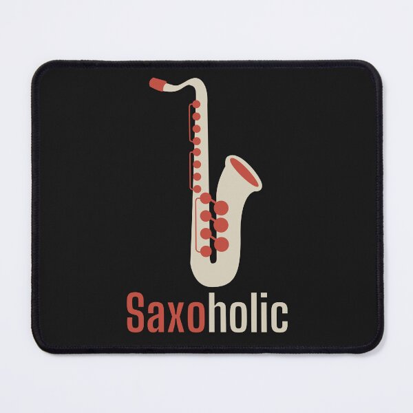 Item preview, Saxoholic Funny Music Lover Saxophonist designed and sold by Anniko Art Studio.