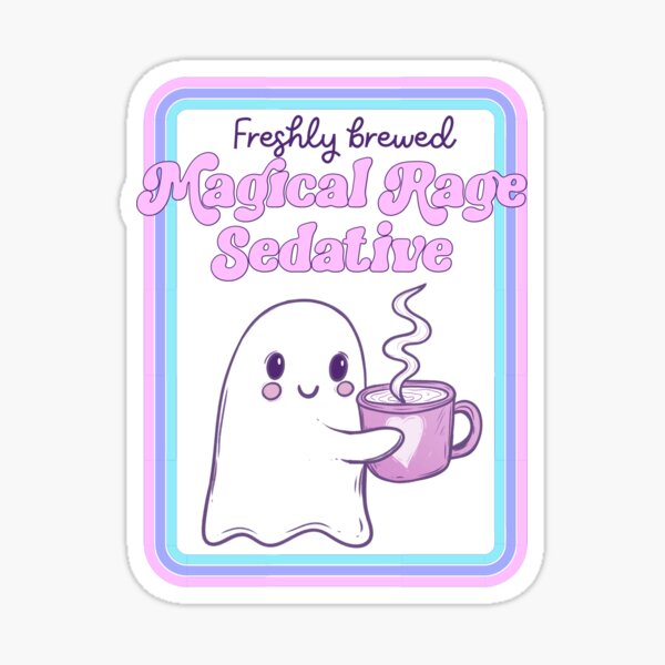 Item preview, Freshly brewed magical rage sedative ghost designed and sold by Jess.a.creates.