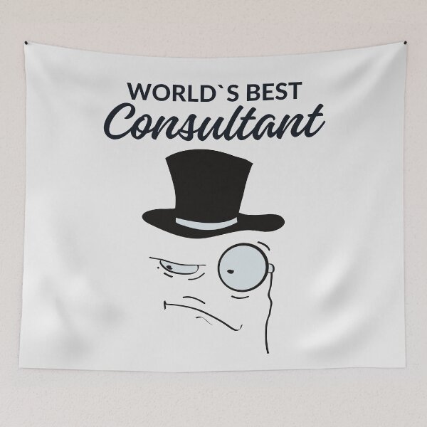 Item preview, World's Best Consultant, Consultant Funny designed and sold by Anniko Art Studio.