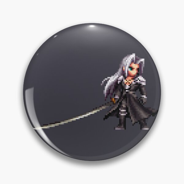 Item preview, SEPHIROTH FFVII SPRITE designed and sold by PIXLTEES.